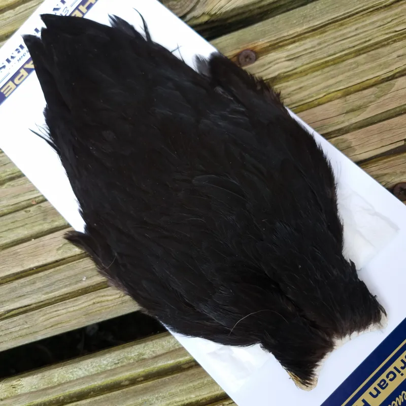 Whiting American Hen Cape in Natural Black-5