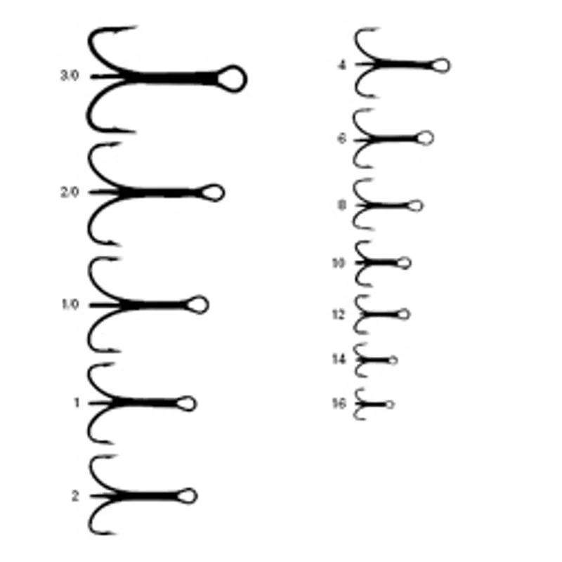 Partridge Out Point Treble X1 Hooks