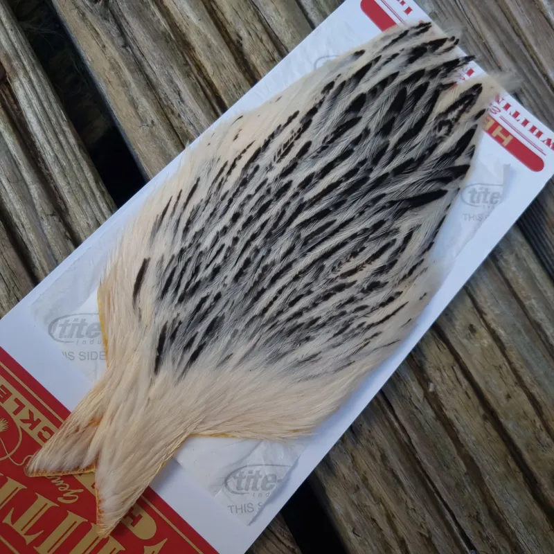 Whiting Hen Cape in Silver Badger D-1