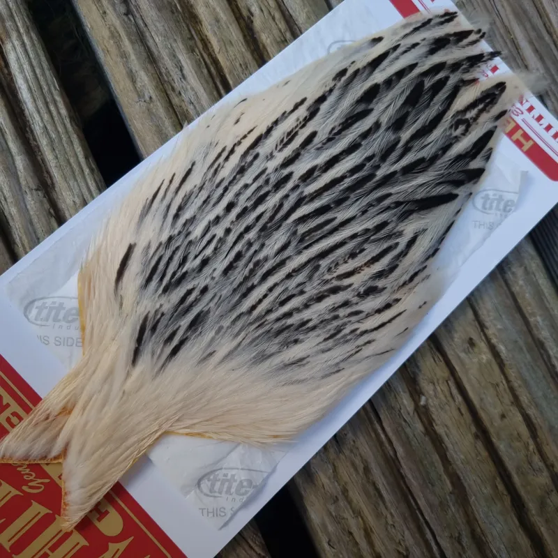 Whiting Hen Cape in Silver Badger D-3
