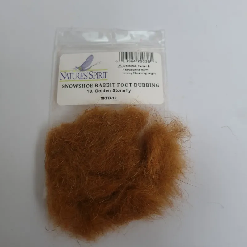 Natures Spirit Snowshoe Rabbit Foot Dubbing-2