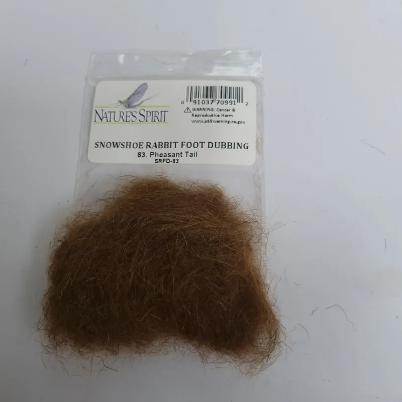 Natures Spirit Snowshoe Rabbit Foot Dubbing-4