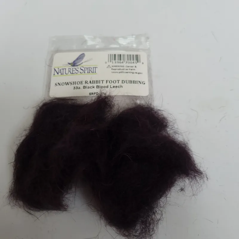 Natures Spirit Snowshoe Rabbit Foot Dubbing-6