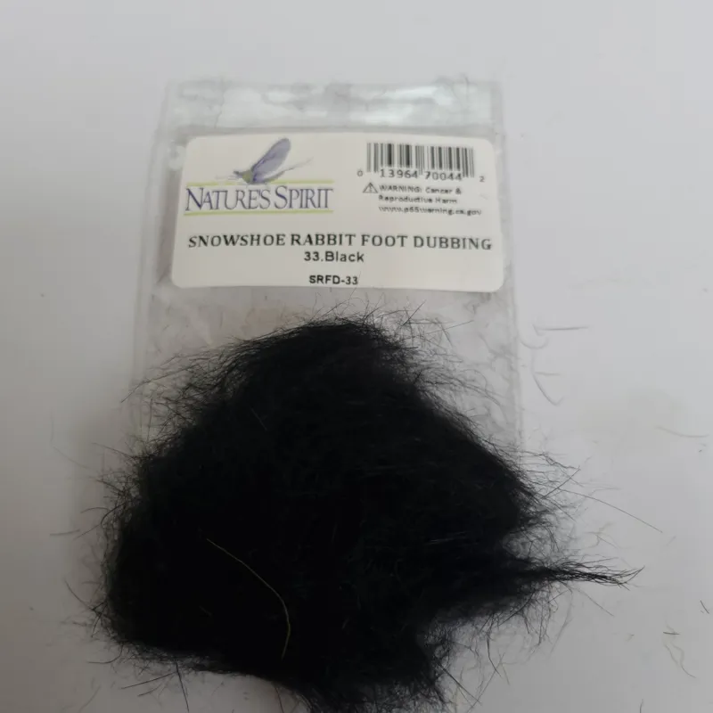 Natures Spirit Snowshoe Rabbit Foot Dubbing-10
