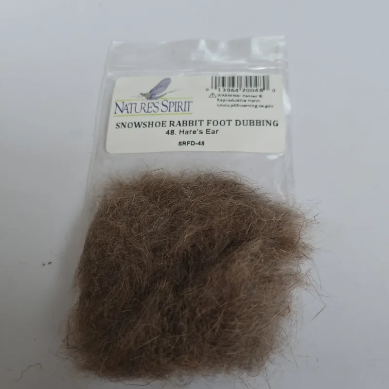 Natures Spirit Snowshoe Rabbit Foot Dubbing-12