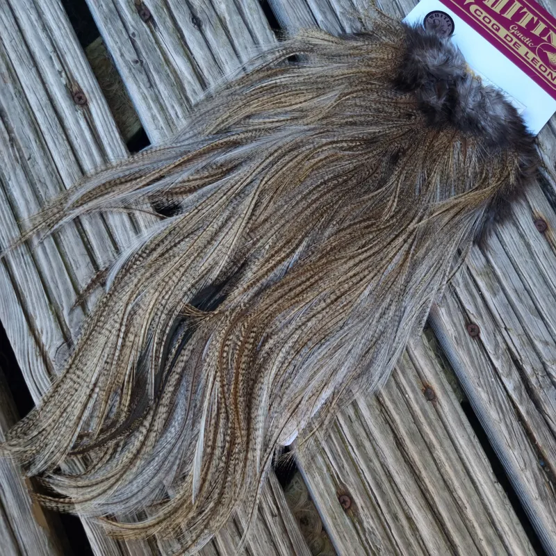 Whiting Coq de Leon Silver Grade Rooster Saddle in Light Pardo C-3