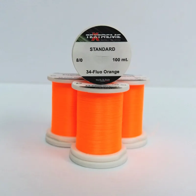 TEXTREME 8/0 Tying Thread in 34- Fluo Orange