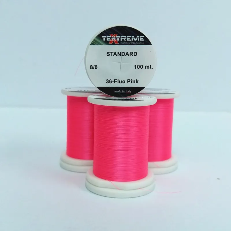 TEXTREME 8/0 Tying Thread in 36-Fluo Pink
