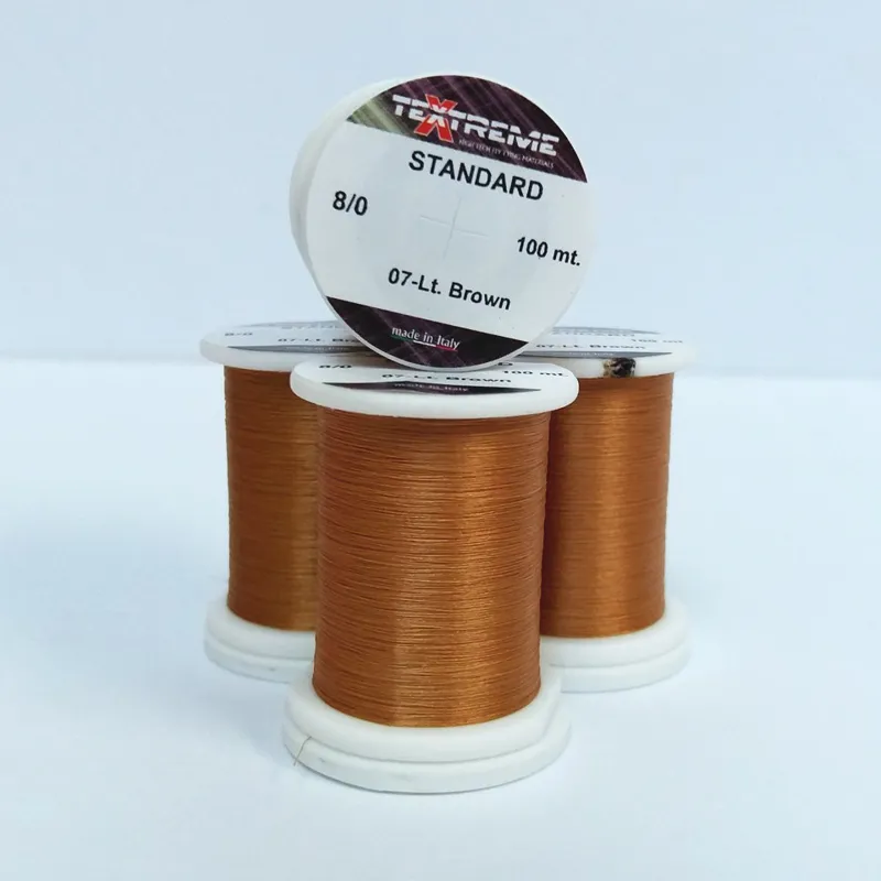 TEXTREME 8/0 Tying Thread in 07- Light Brown