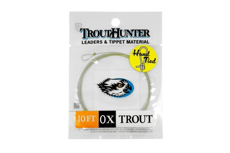 Trout Hunter Nylon Leader with Hand Tied Loops 10ft-1