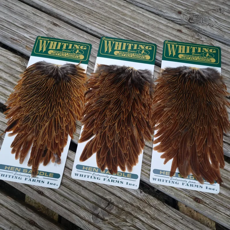 Whiting Hebert Miner Hen Saddle in Wild Type Brown-1