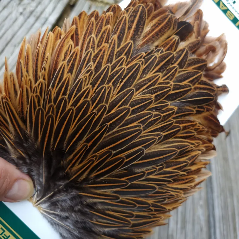 Whiting Hebert Miner Hen Saddle in Wild Type Brown-4