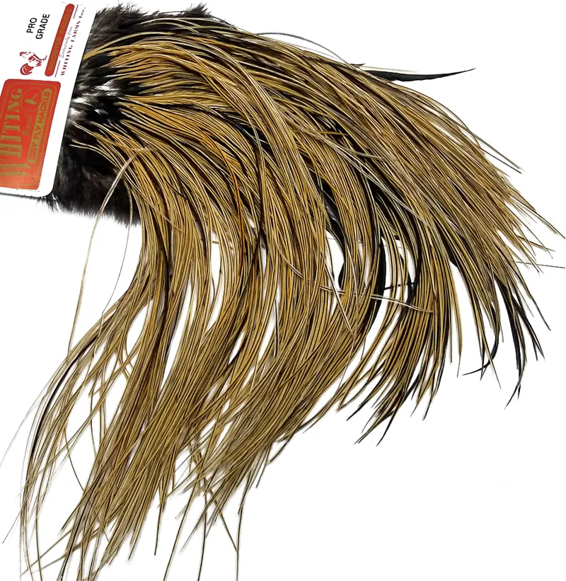 Whiting Rooster Saddle in Golden Badger