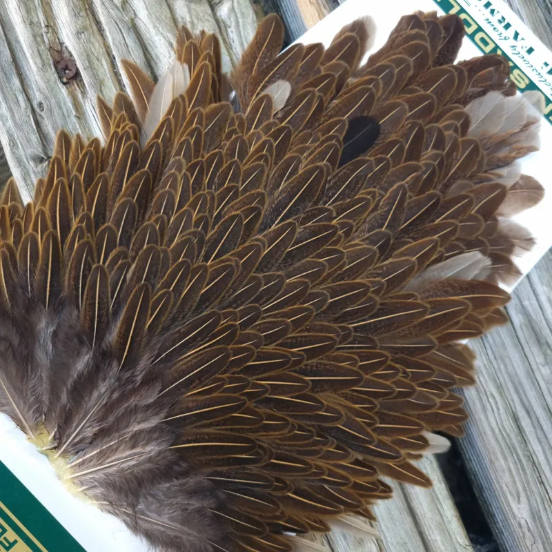 Whiting Hebert Miner Hen Saddle in Wild Type Brown A-4