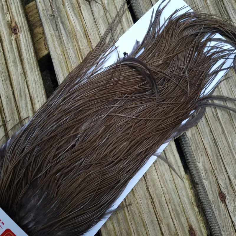 Whiting Pro-Grade Midge Rooster Saddle in Dark Dun A Approx Tying Size 14/16/18 some going smaller-7
