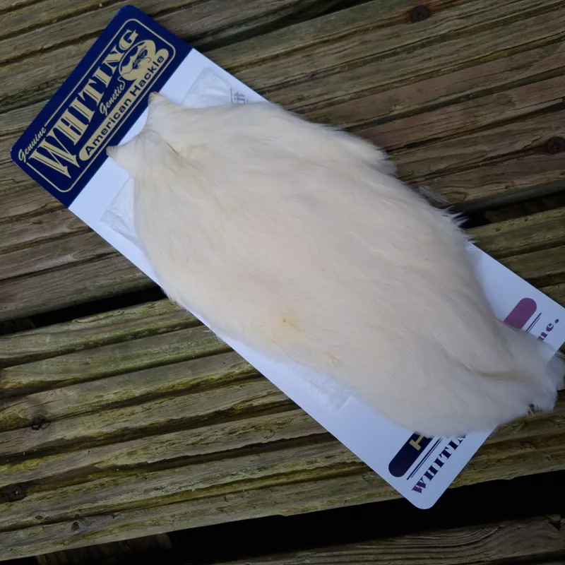 Whiting American Hen Cape in White-6