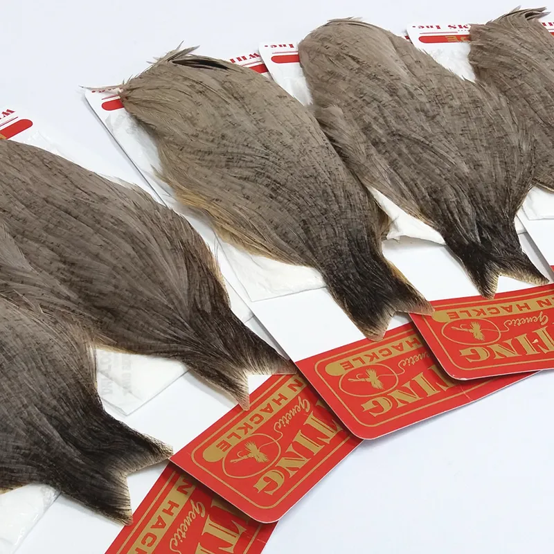 Whiting Hen Cape in Natural Medium Dun