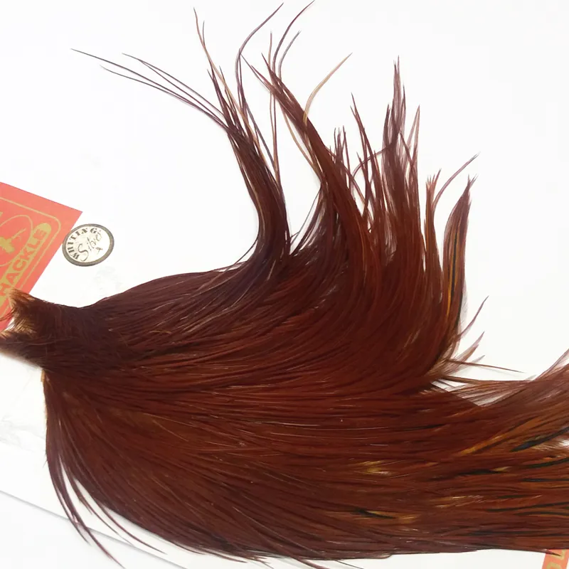 Whiting Silver Grade Dry Fly Rooster Cape in Natural Brown A