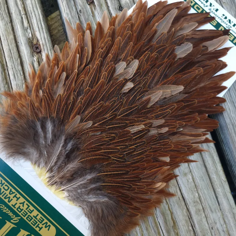 Whiting Hebert Miner Hen Saddle in Wild Type Brown B-4
