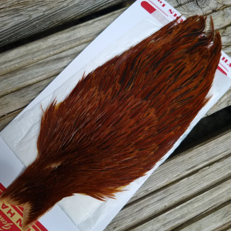 Whiting Hen Cape in Brown Red Game D