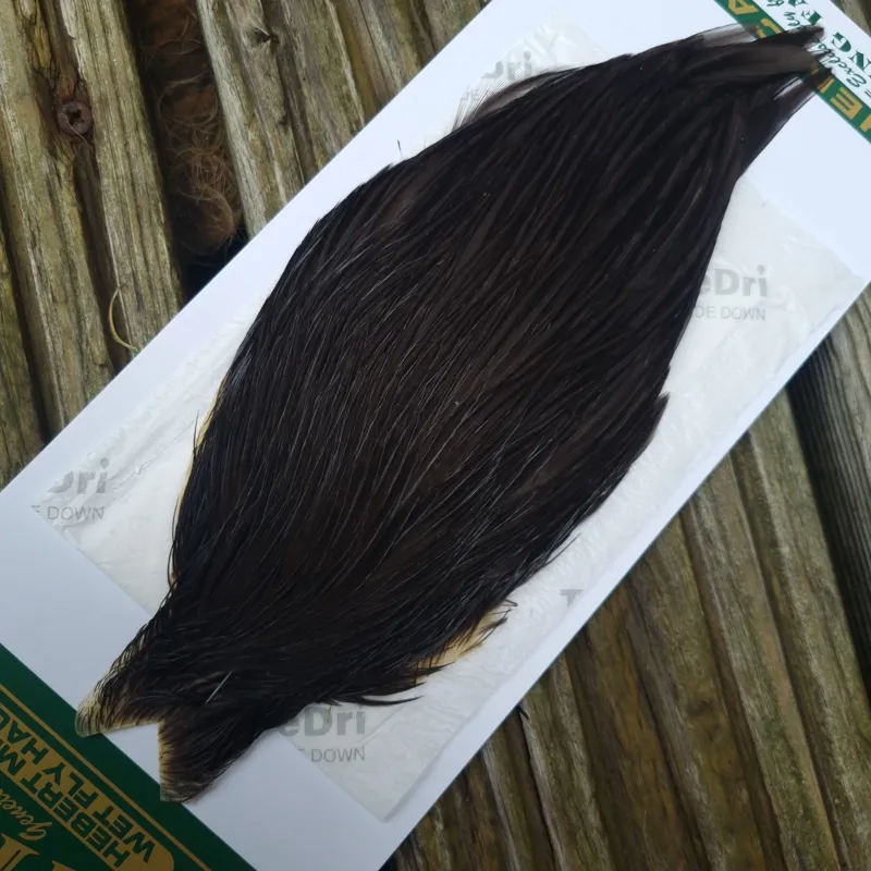 Whiting Hebert Miner Hen Cape in Natural Black B-3