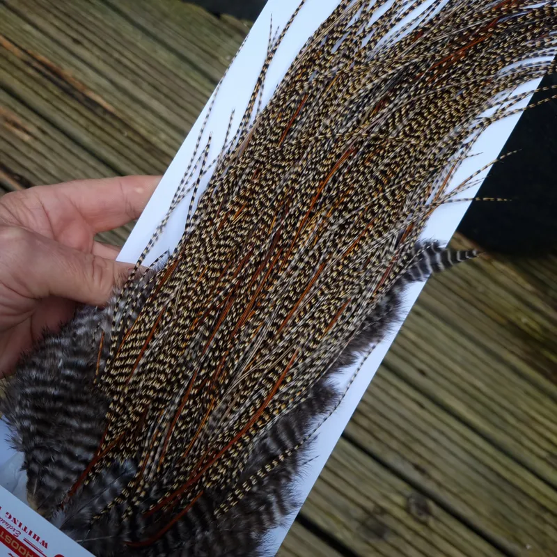 Whiting Pro-Grade Midge Rooster Saddle in CREE C Approx Tying Sizes Few14 Stuffed with 16 18 and a Few going Smaller-2