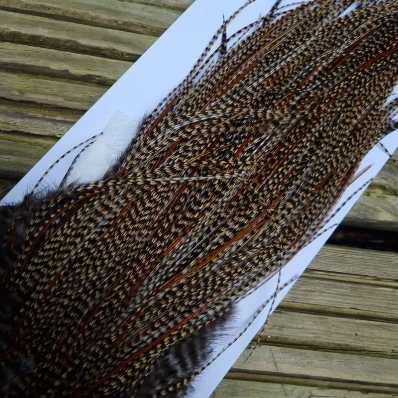 Whiting Pro-Grade Midge Rooster Saddle in CREE C Approx Tying Sizes Few14 Stuffed with 16 18 and a Few going Smaller-6