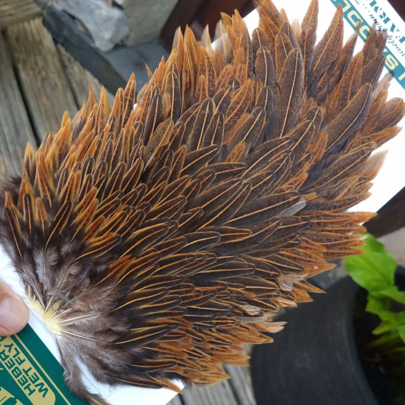 Whiting Hebert Miner Hen Saddle in Wild Type Brown C-1