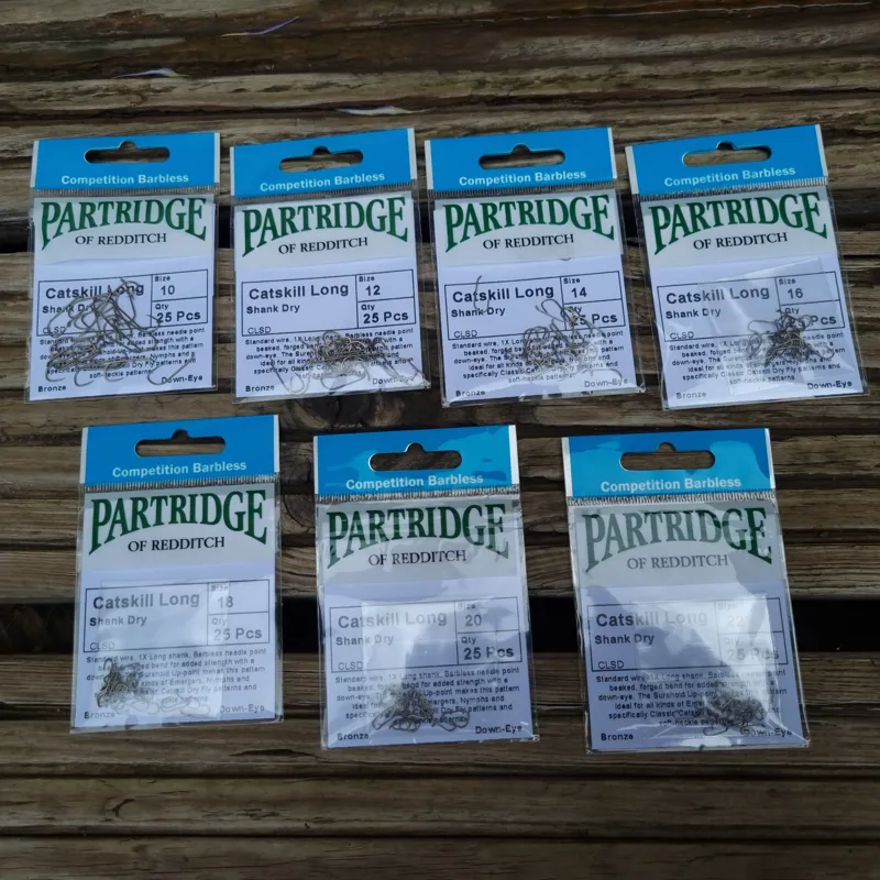 Partridge Catskill Long Shank Dry CLSD 25 per pack-2