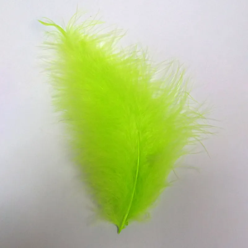 Flybox Premium Marabou in Citrus Chartreuse