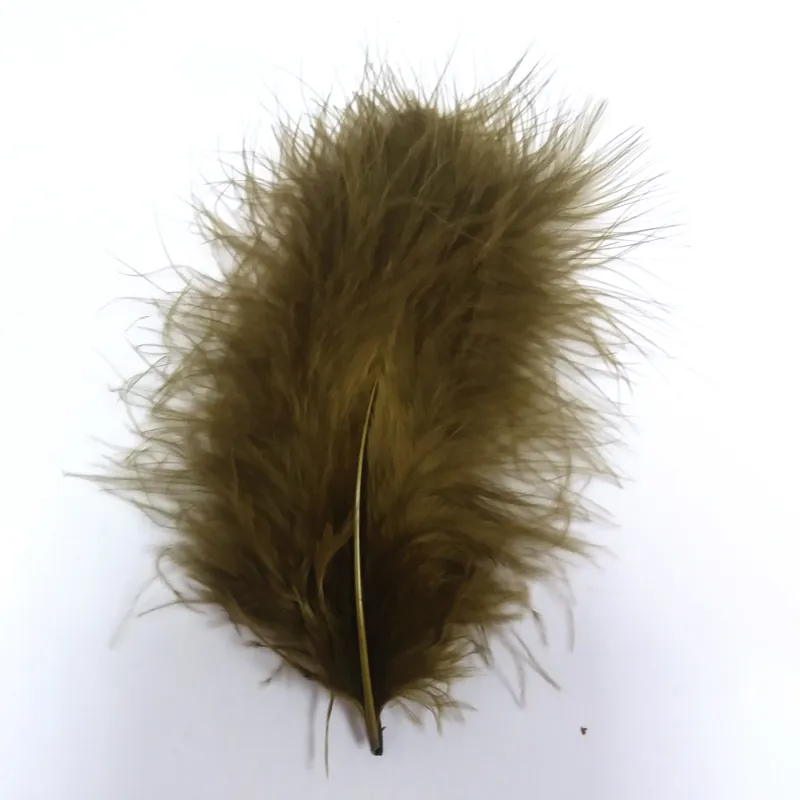 Flybox Premium Marabou in Dark Olive