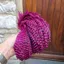 Whiting Exclusive Grizzly Hen Cape in Magenta