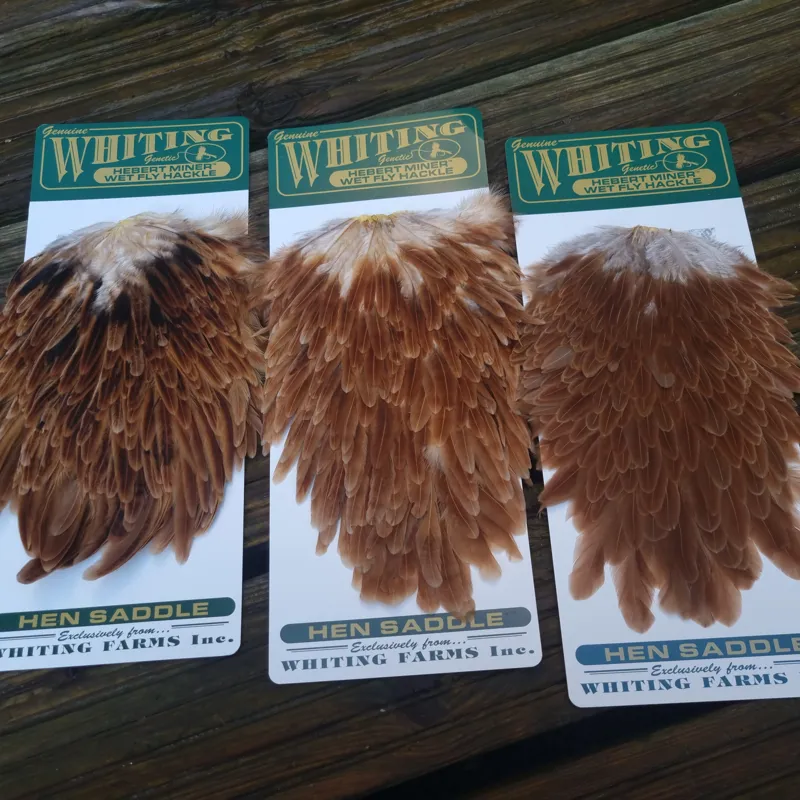 Whiting Hebert Miner Hen Saddle in Brown