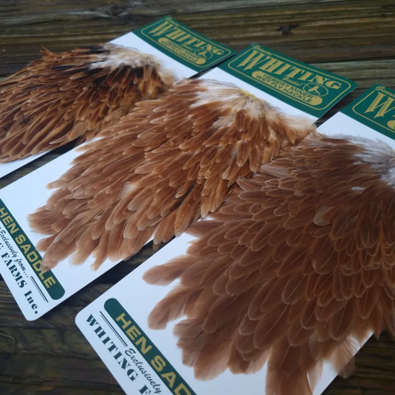 Whiting Hebert Miner Hen Saddle in Brown-2