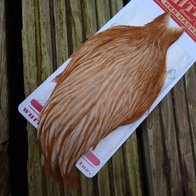 Whiting Hen Cape in Medium Ginger A-3