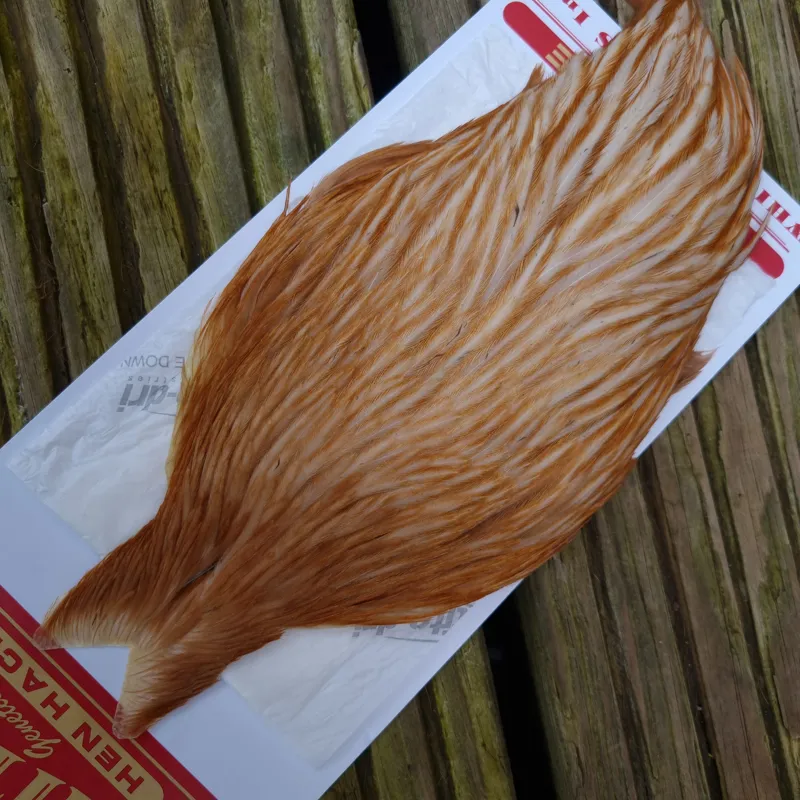 Whiting Hen Cape in Medium Ginger A-4