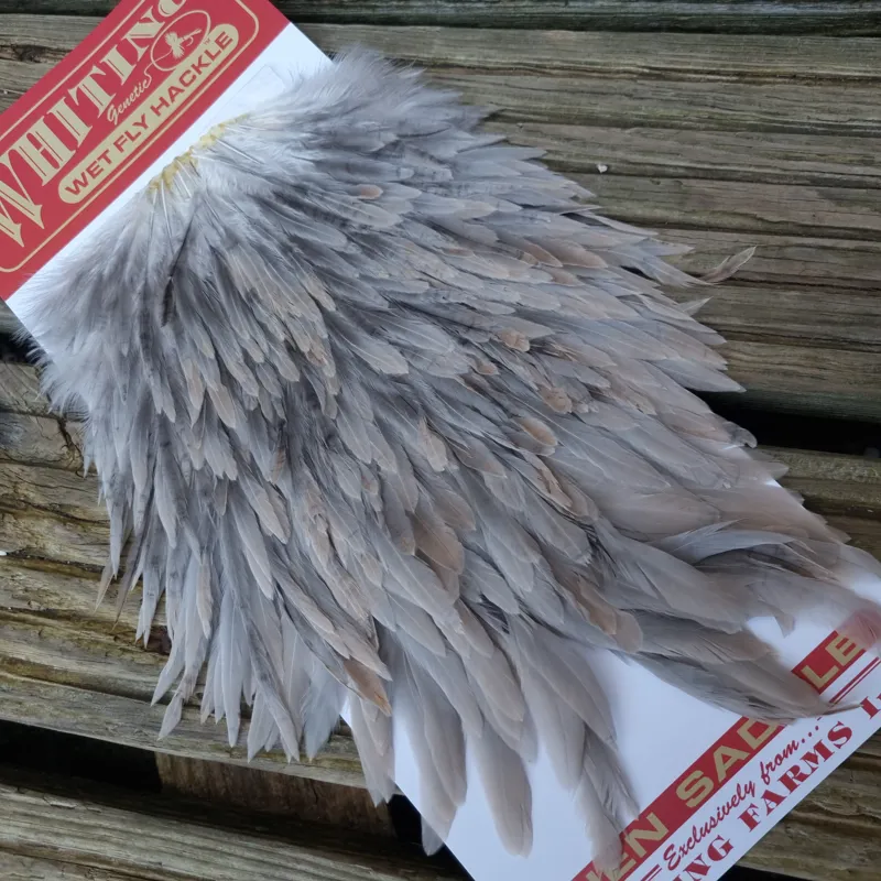 Whiting Hen Saddle in Natural Dun