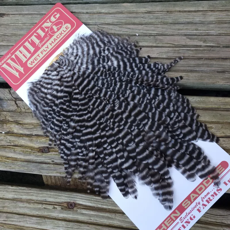 Whiting Hen Saddle in Grizzly