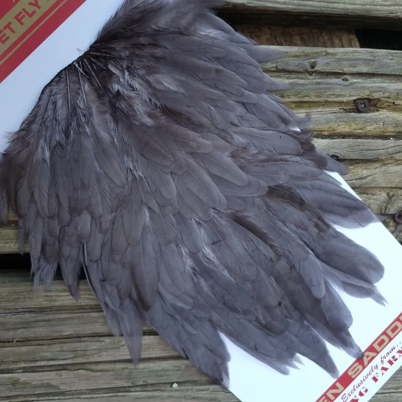 Whiting Hen Saddle in Dark Dun-2