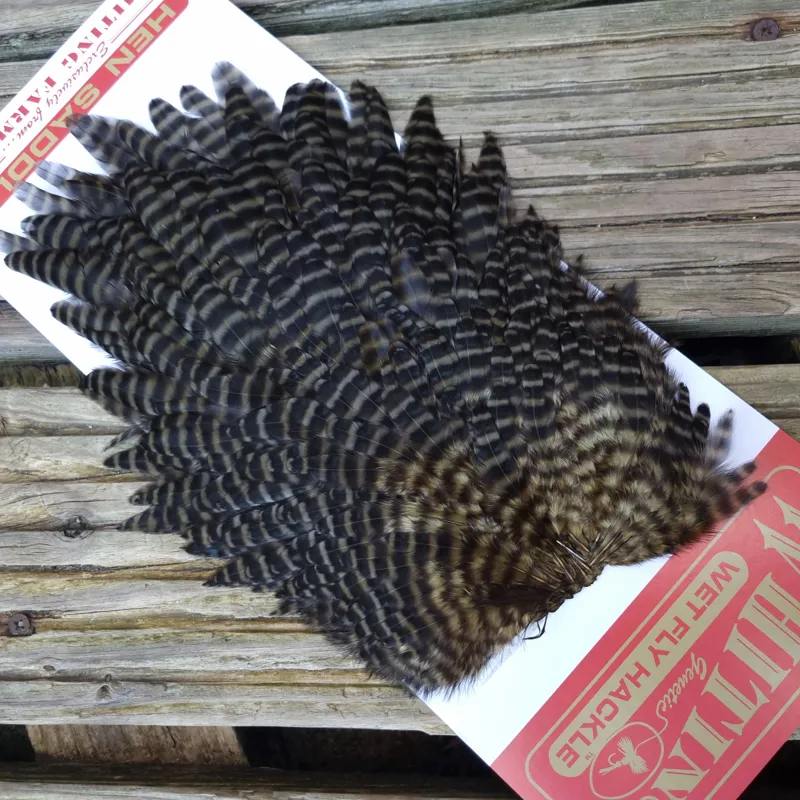 Whiting Hen Saddle in Grizzly Dyed Dark Olive-4