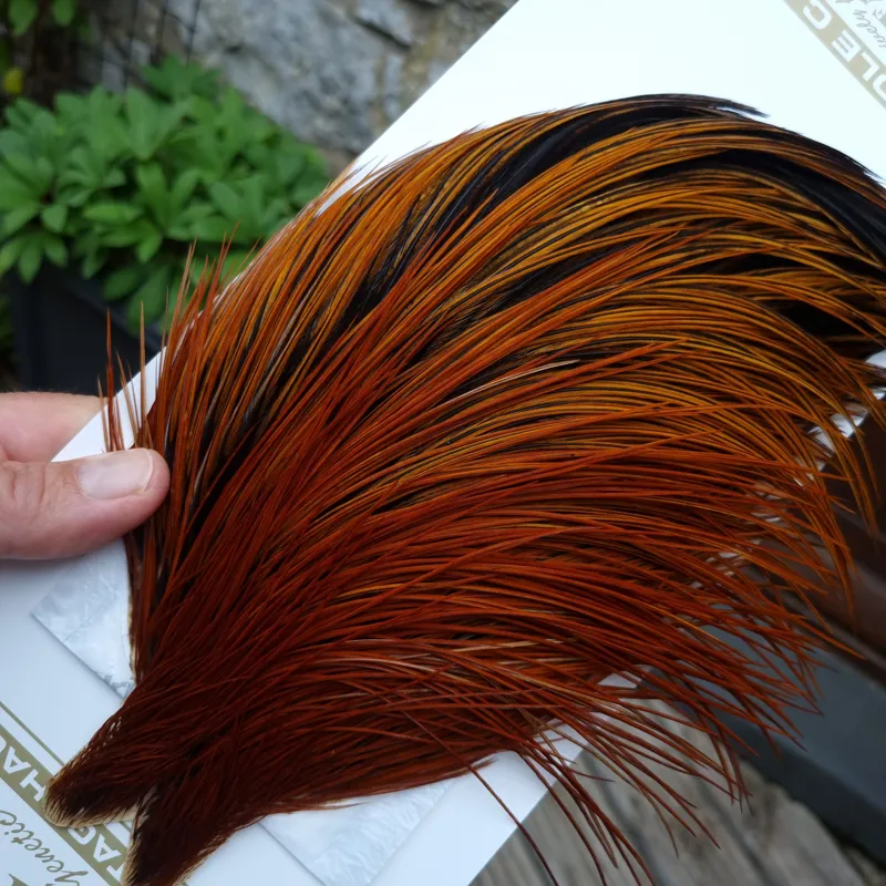 Whiting Heritage Hackles Rooster Cape in Mixed Colours N Fire Red Game/Hot Furnace