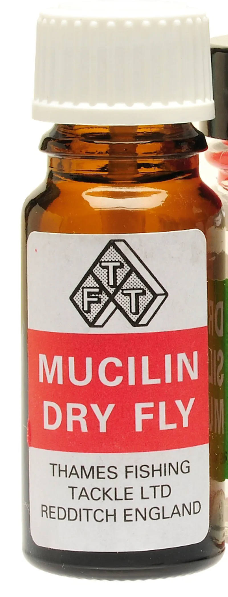Mucilin RED Dry Fly Bottle  and  Brush Floatant