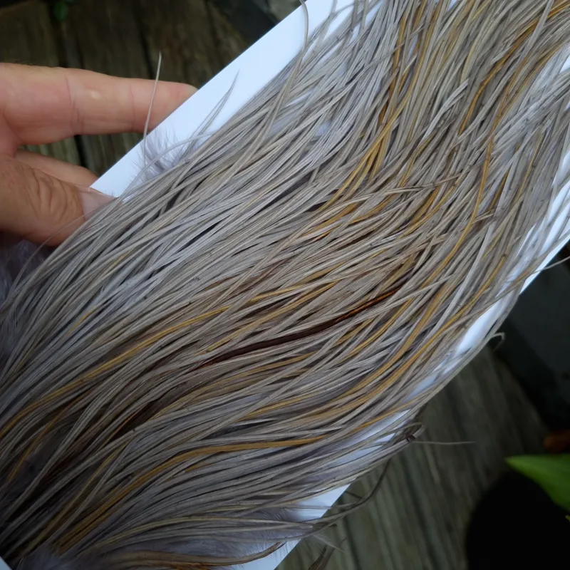 Whiting Pro-Grade Midge Rooster Saddle in Medium Dun B Approx Tying Size 14/16/18/20/22/24 and out of Sight-5