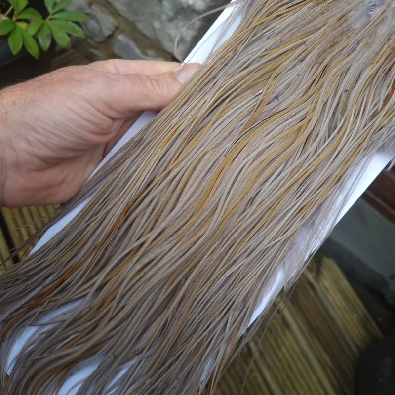 Whiting Pro-Grade Midge Rooster Saddle in Medium Dun A Medium Dun/Splashed with Sandy/Tan Dun Approx Tying Size odd 14 and stuffed with 16/18/20/22 and a few going smaller-7