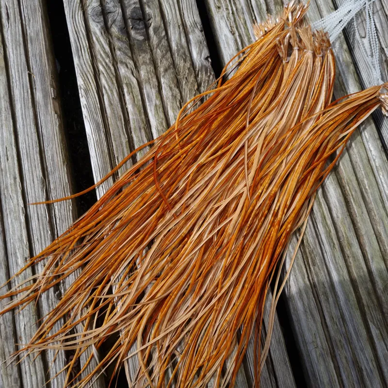 Lakeland Fly-Tying Extra Select Dry Fly Saddle Hackle Packs The Baker's Dozen in Medium Ginger