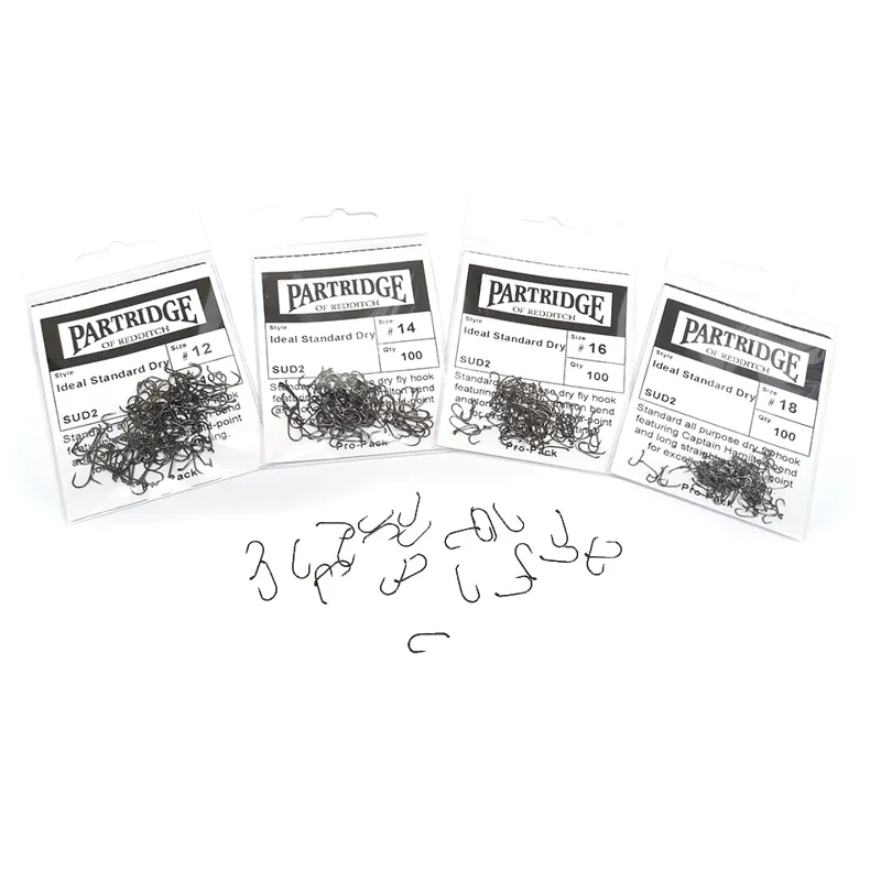 Partridge PRO-100 SUD2 Patriot Ideal Standard Dry Barbless Hook