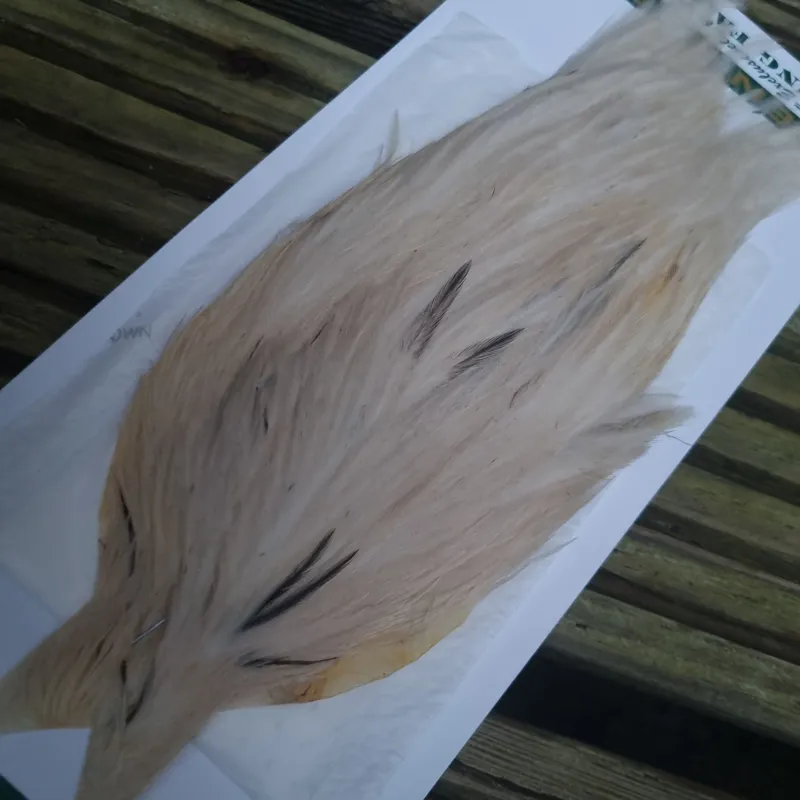 Whiting Hebert Miner Hen Cape in Pale Watery Dun C-3