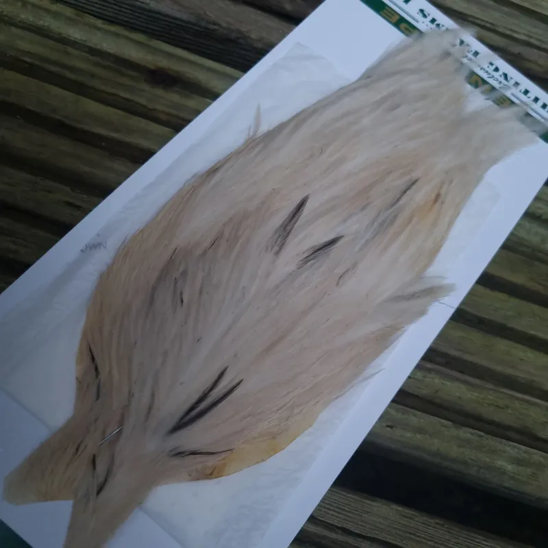 Whiting Hebert Miner Hen Cape in Pale Watery Dun C-1