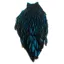 Whiting American Black Laced Hen Cape in Kingfisher Blue