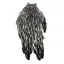 Whiting American Black Laced Hen Cape in White